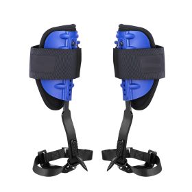 VEVOR Tree Climbing Spikes Set, Height-Adjustable Tree Climbing Gear with Straps & Waist Harness, 350 lbs Load Capacity
